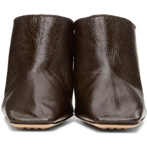 Bottega Veneta Brown Crunch Heels