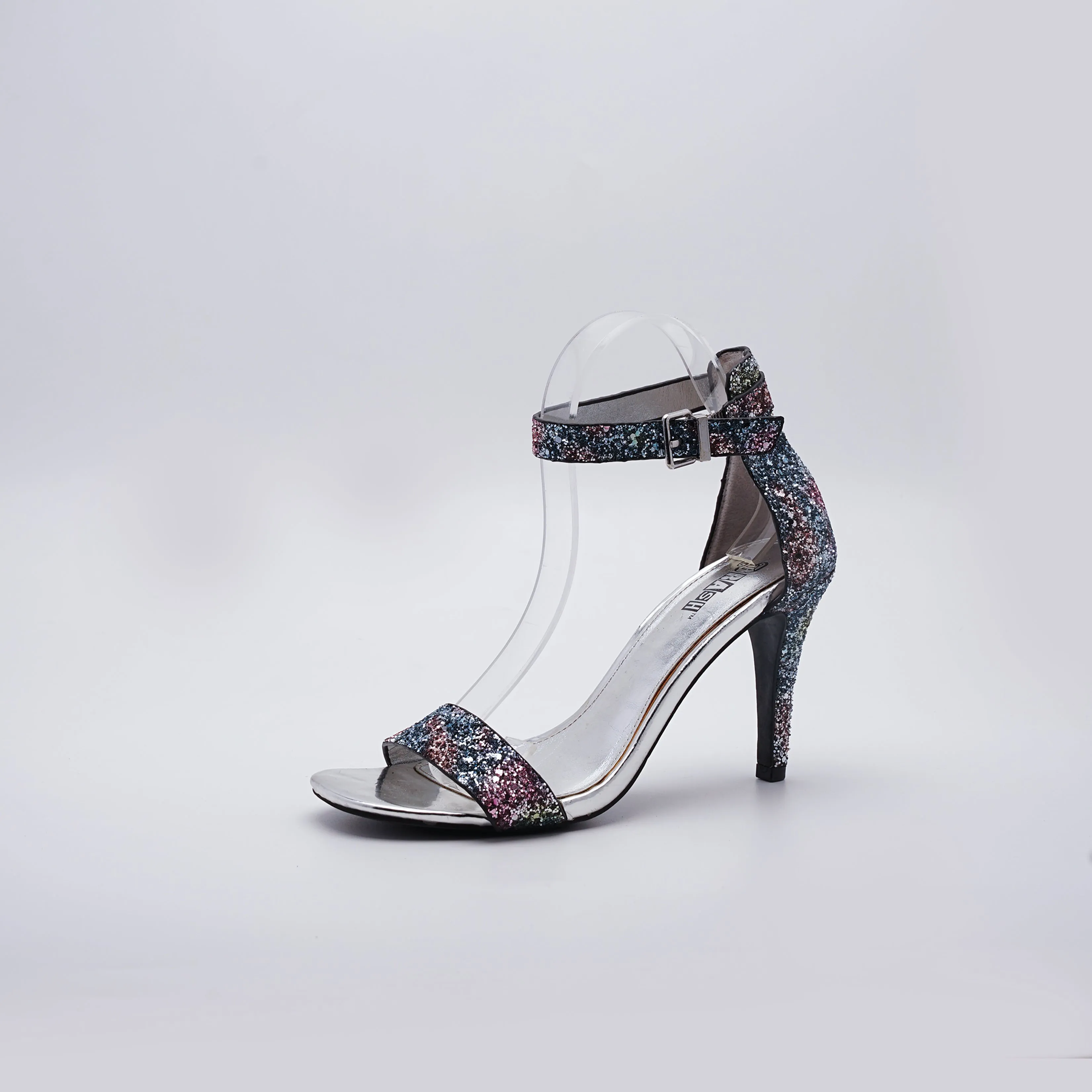 Brash Rainbow Sparkly Stiletto Heels