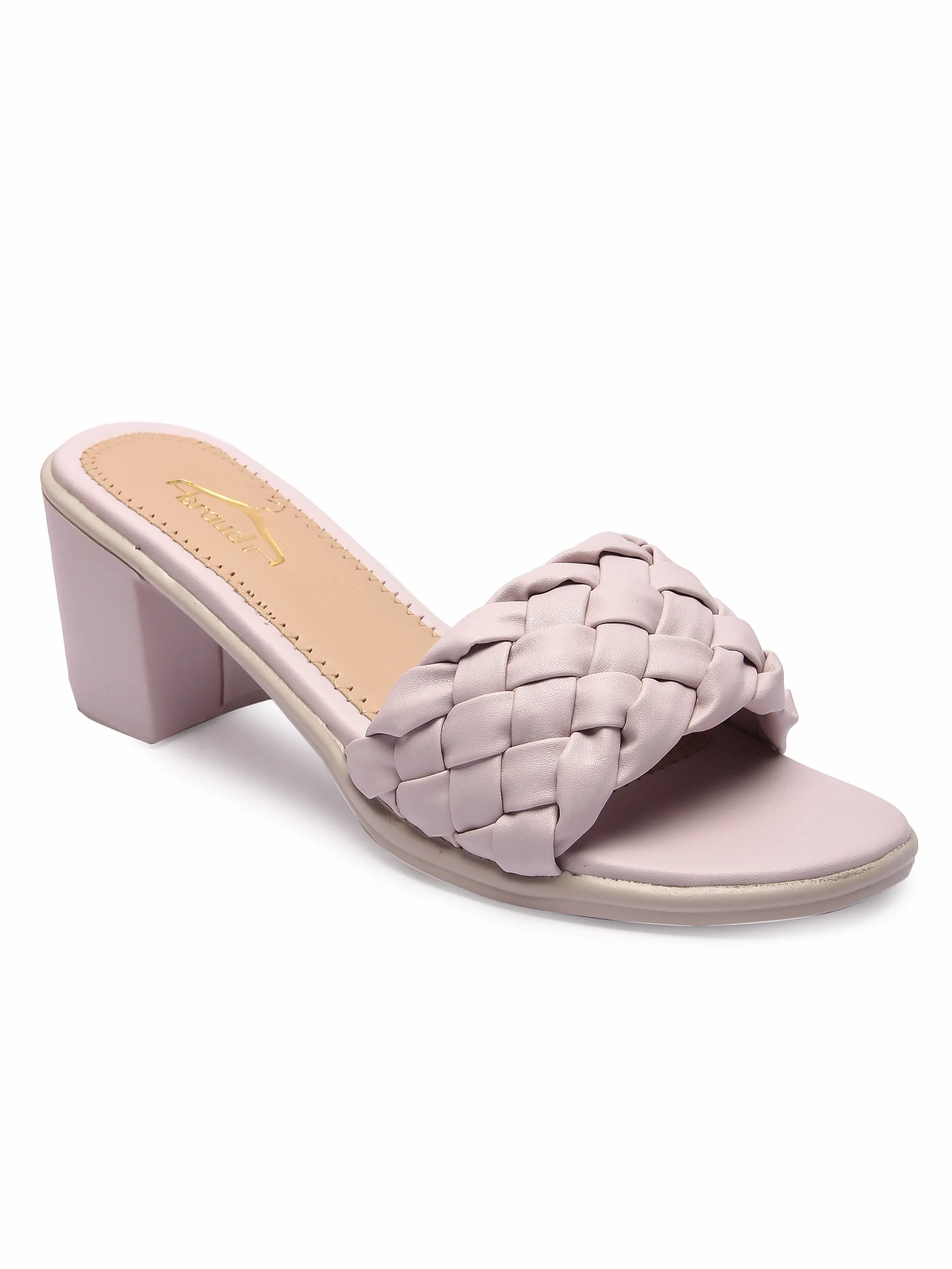 Brauch Women's Lavender Braided Heels