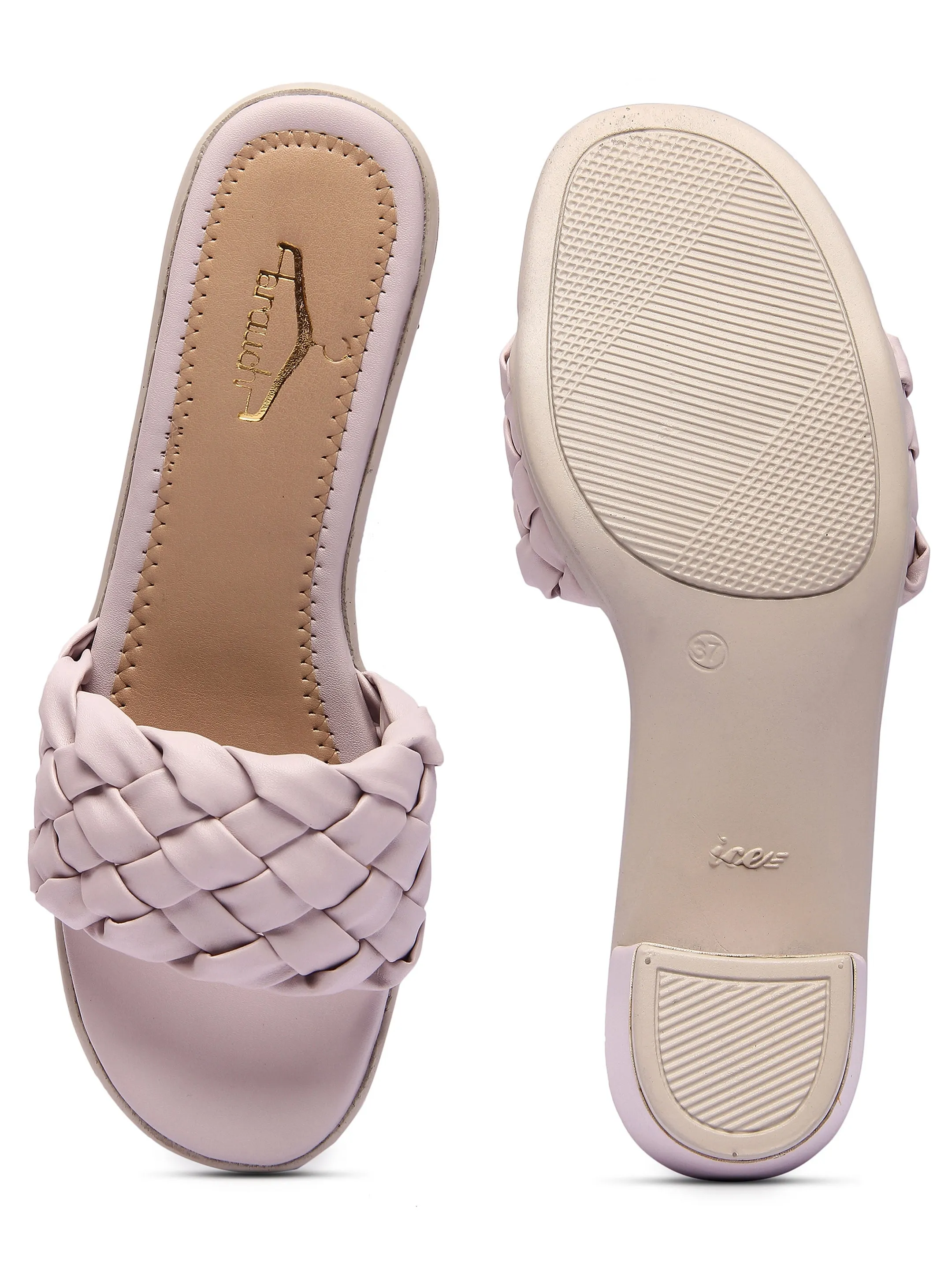 Brauch Women's Lavender Braided Heels