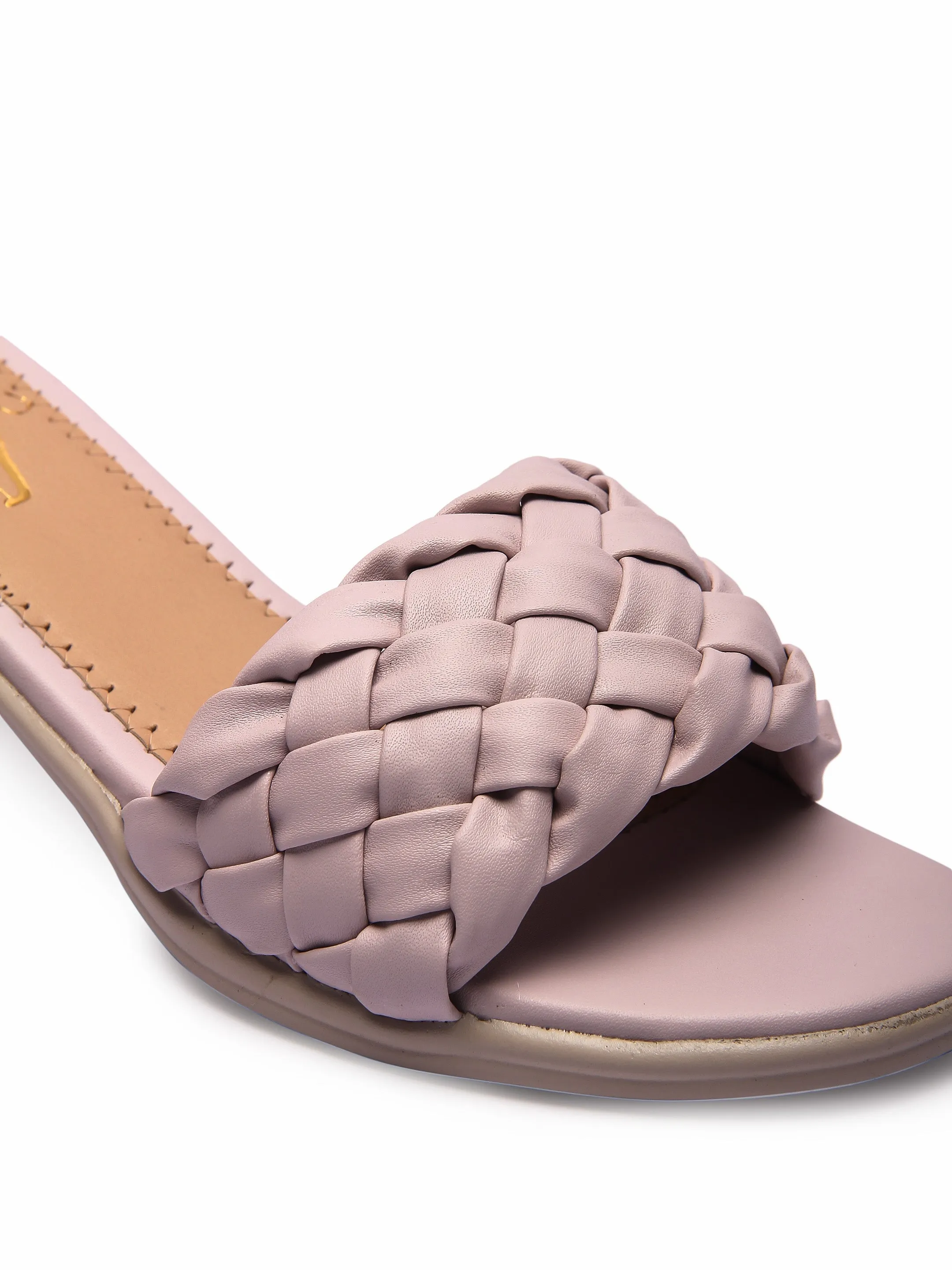 Brauch Women's Lavender Braided Heels