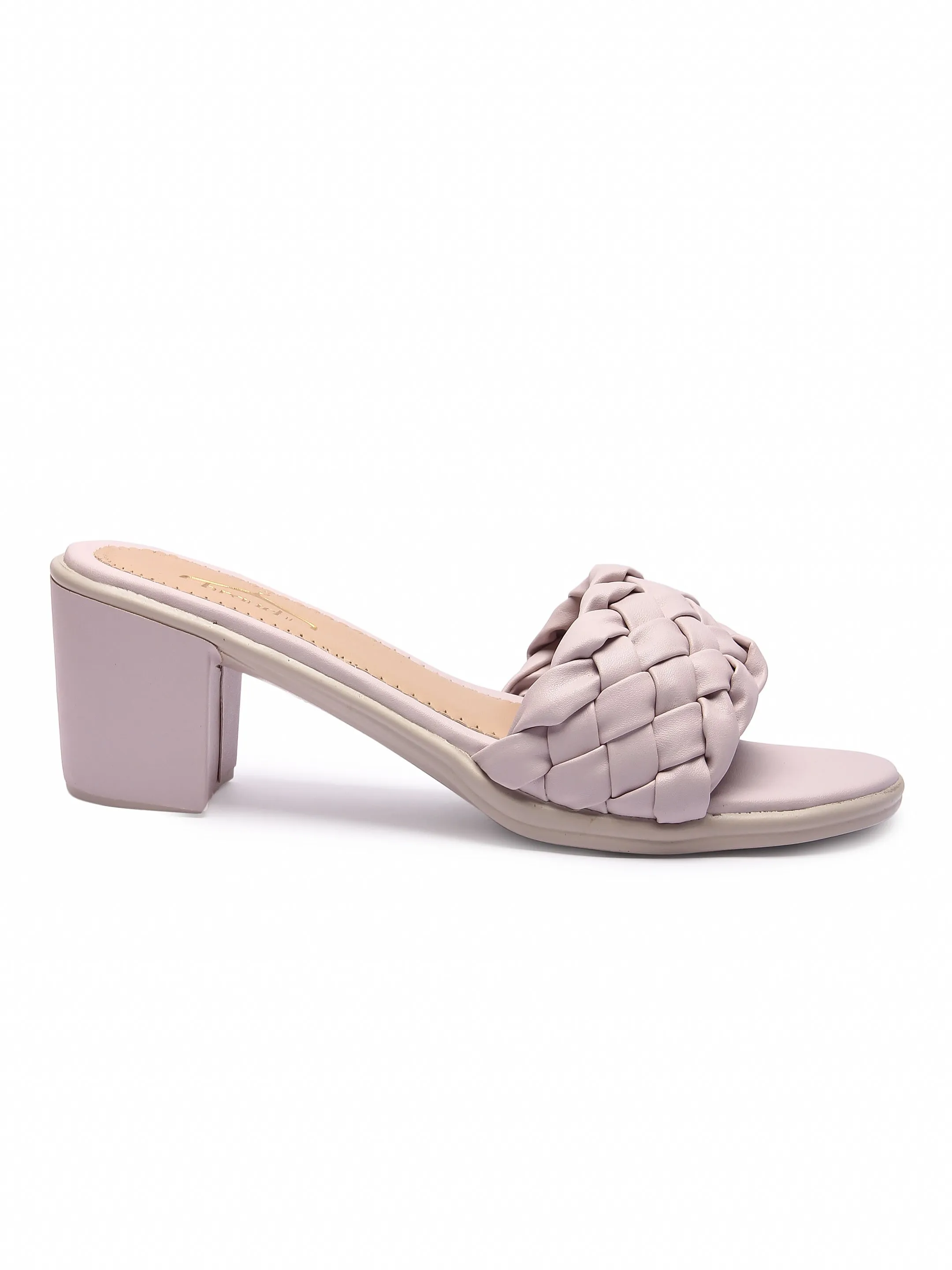 Brauch Women's Lavender Braided Heels
