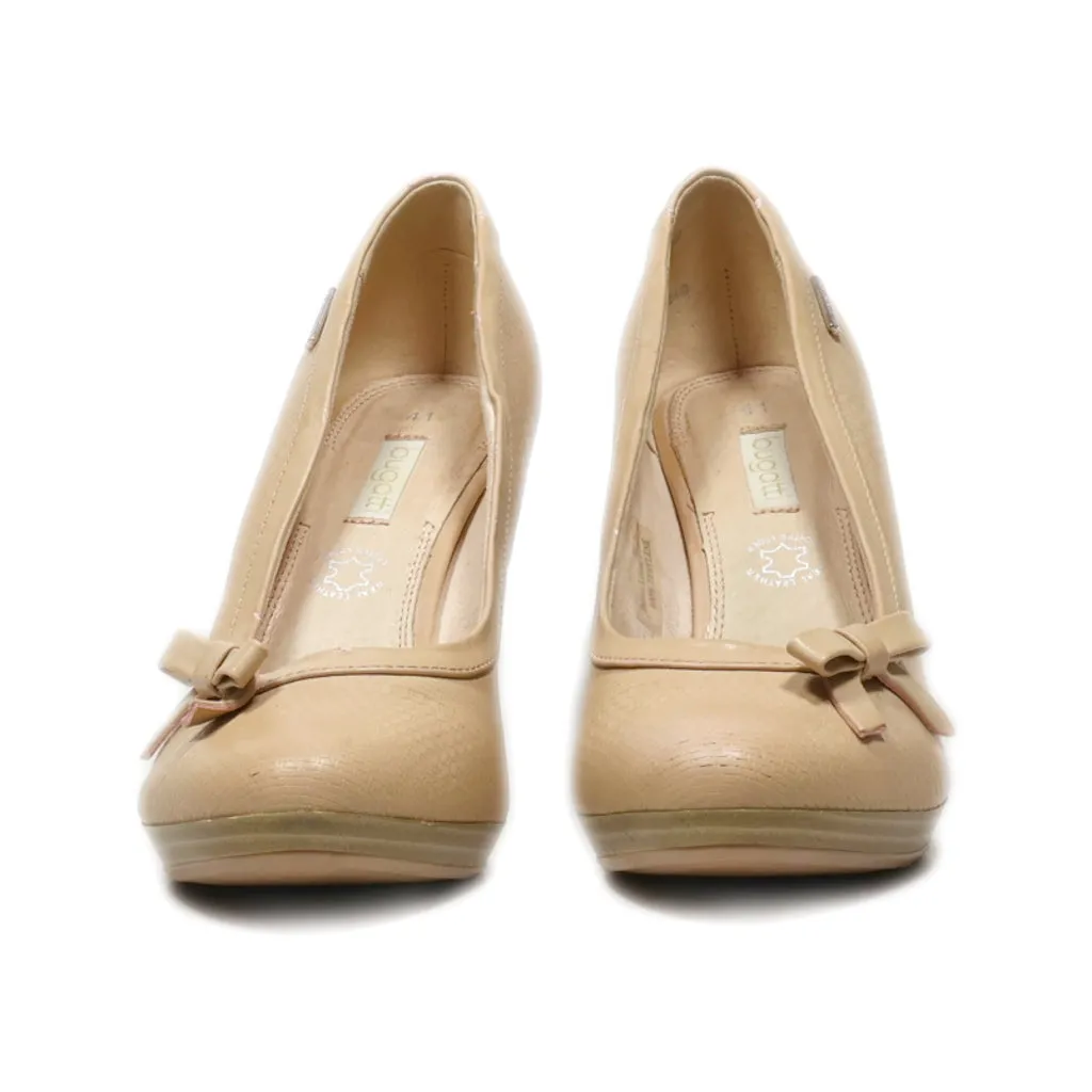 Bugatti High-Heel Shoes Leather Beige Colour For Women