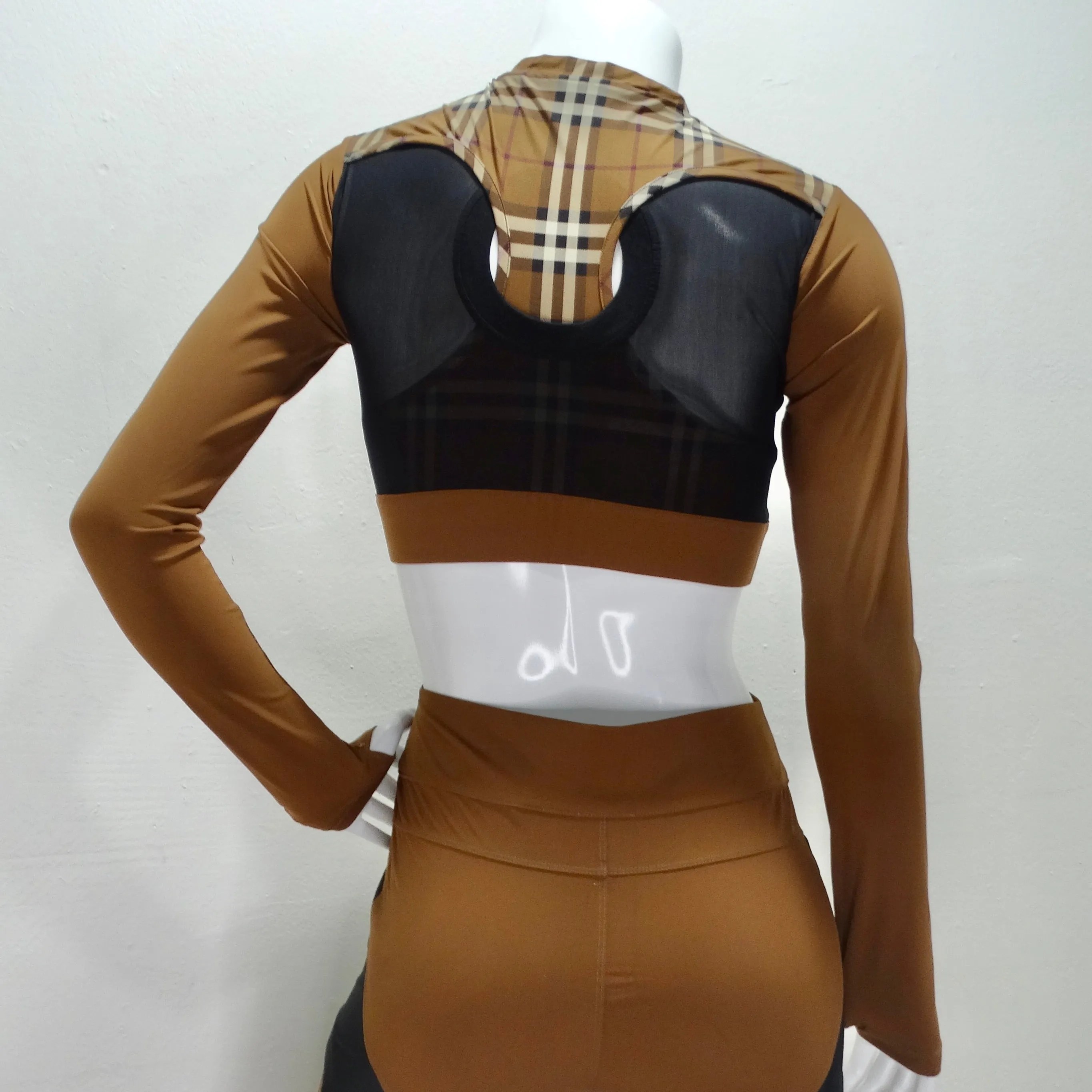 Burberry Everley Check Sporty Top