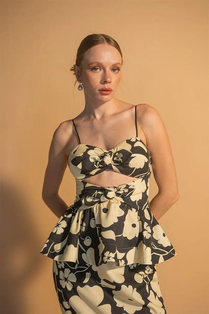 CABANA PEPLUM TOP