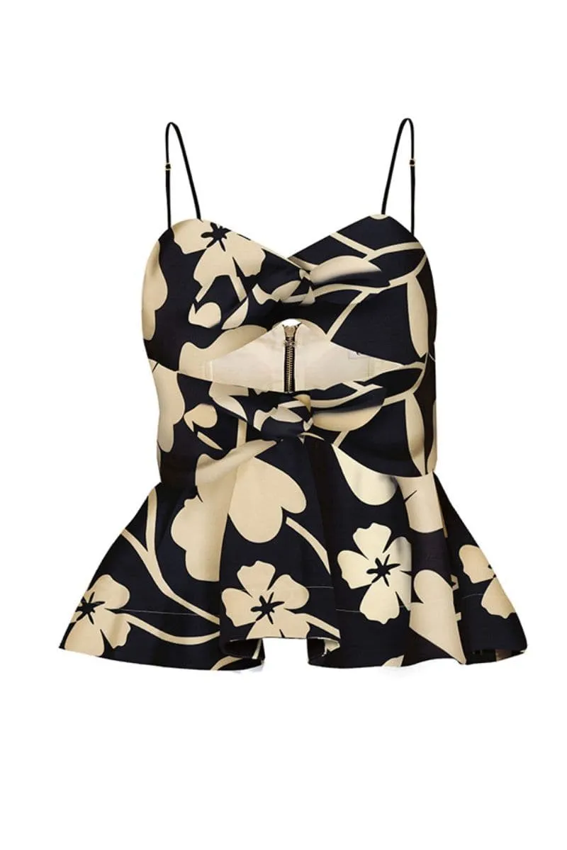 CABANA PEPLUM TOP