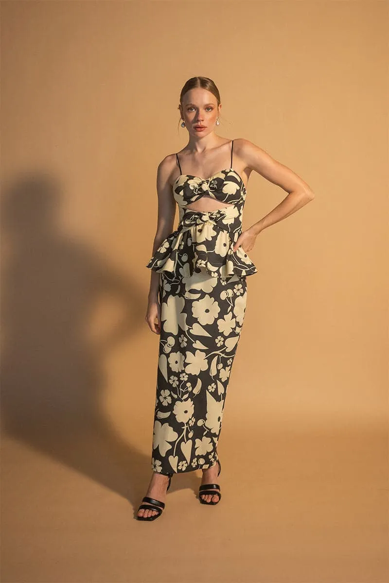CABANA PEPLUM TOP