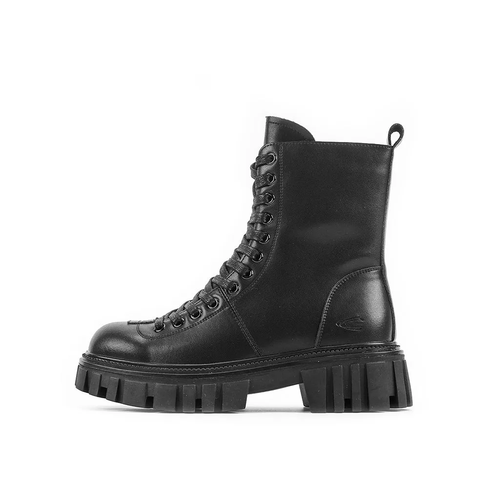 camel active Women Anna Platform Combat Boots -712404-SN01-1-BLACK