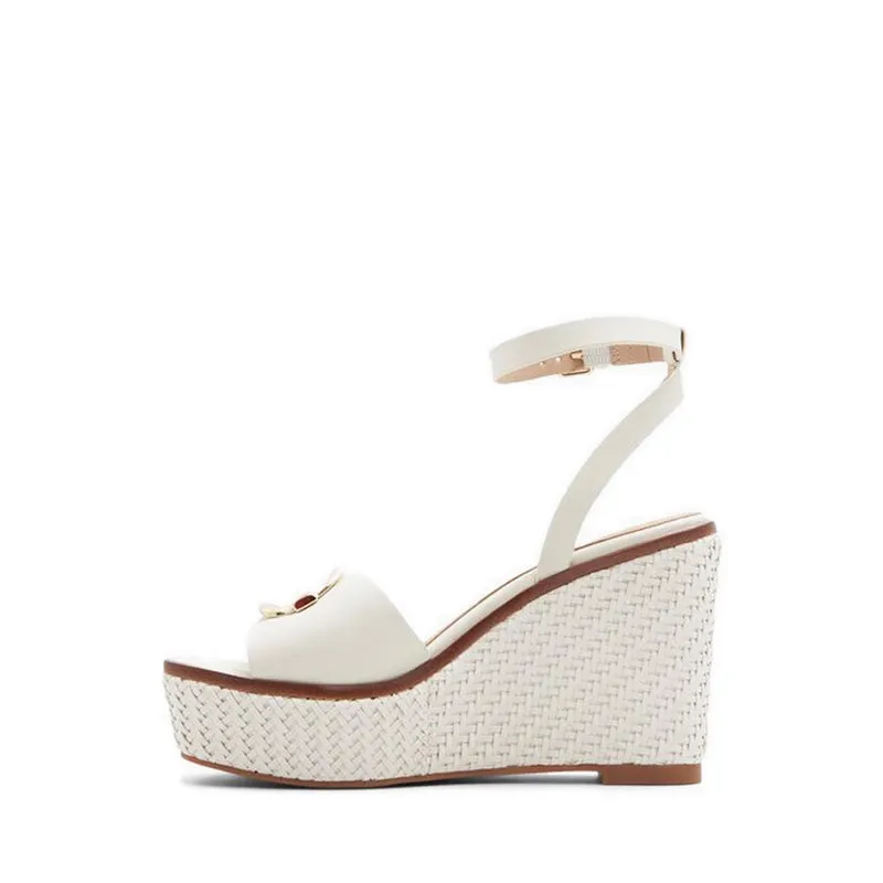 Carrabriria Wedge Sandals - Open White