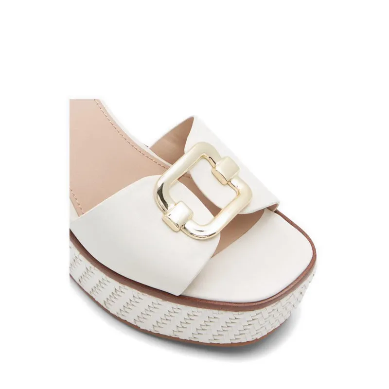 Carrabriria Wedge Sandals - Open White