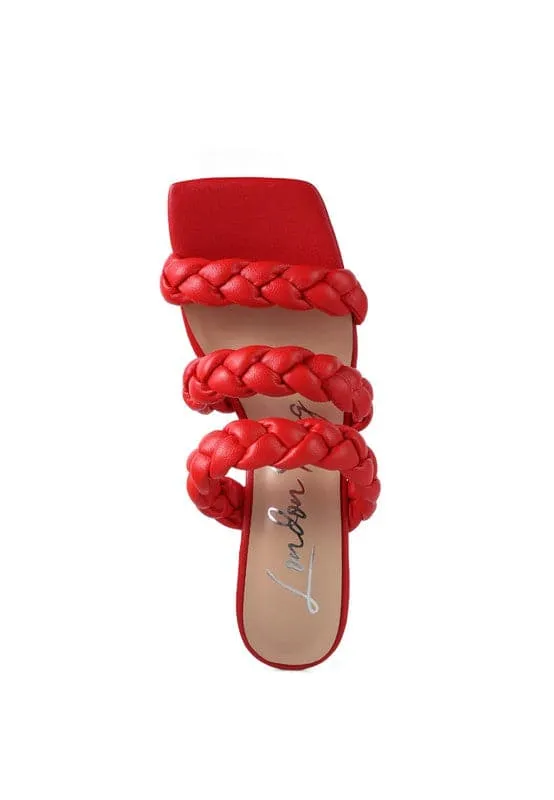 Carrie High Bae Braided Sandal - 3 Colors