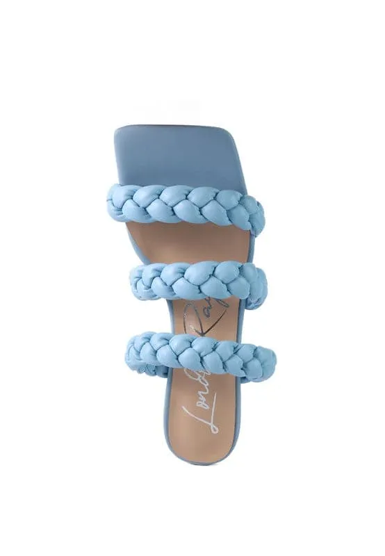 Carrie High Bae Braided Sandal - 3 Colors