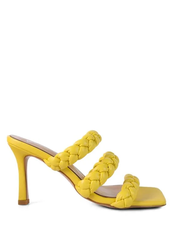 Carrie High Bae Braided Sandal - 3 Colors