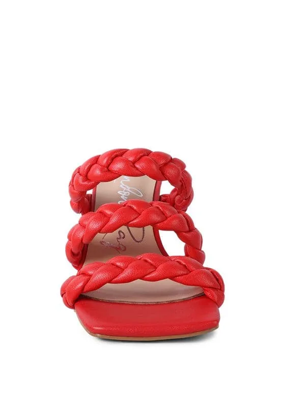Carrie High Bae Braided Sandal - 3 Colors