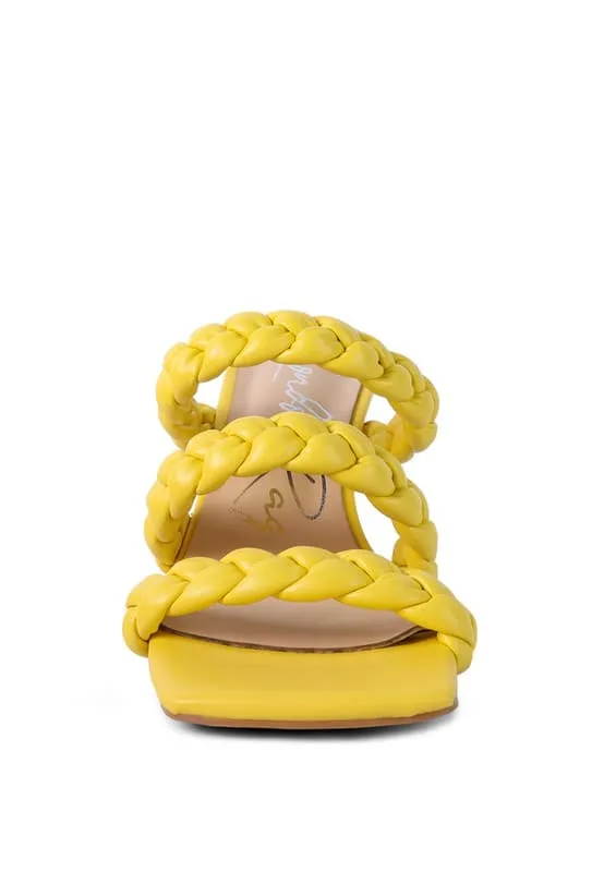 Carrie High Bae Braided Sandal - 3 Colors