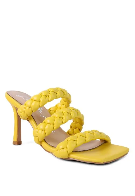 Carrie High Bae Braided Sandal - 3 Colors
