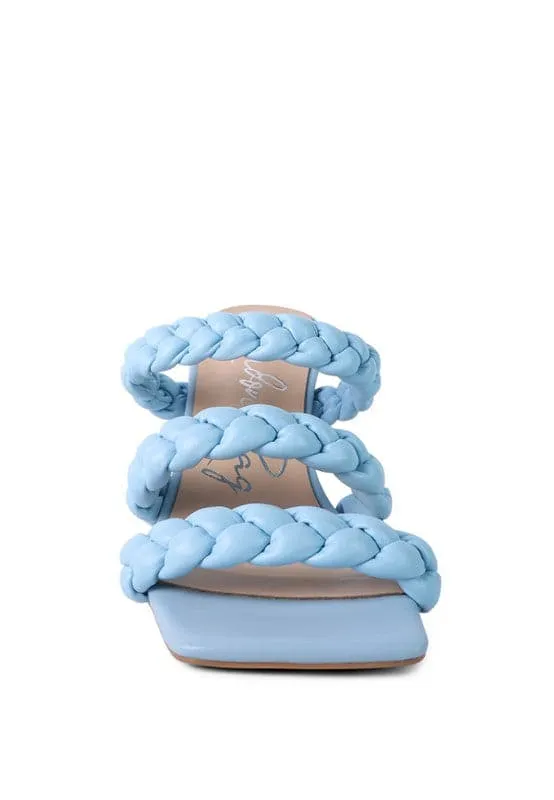 Carrie High Bae Braided Sandal - 3 Colors