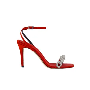 Catena Notte Scarlet & Glam High-Heel Ankle Cross Sandal