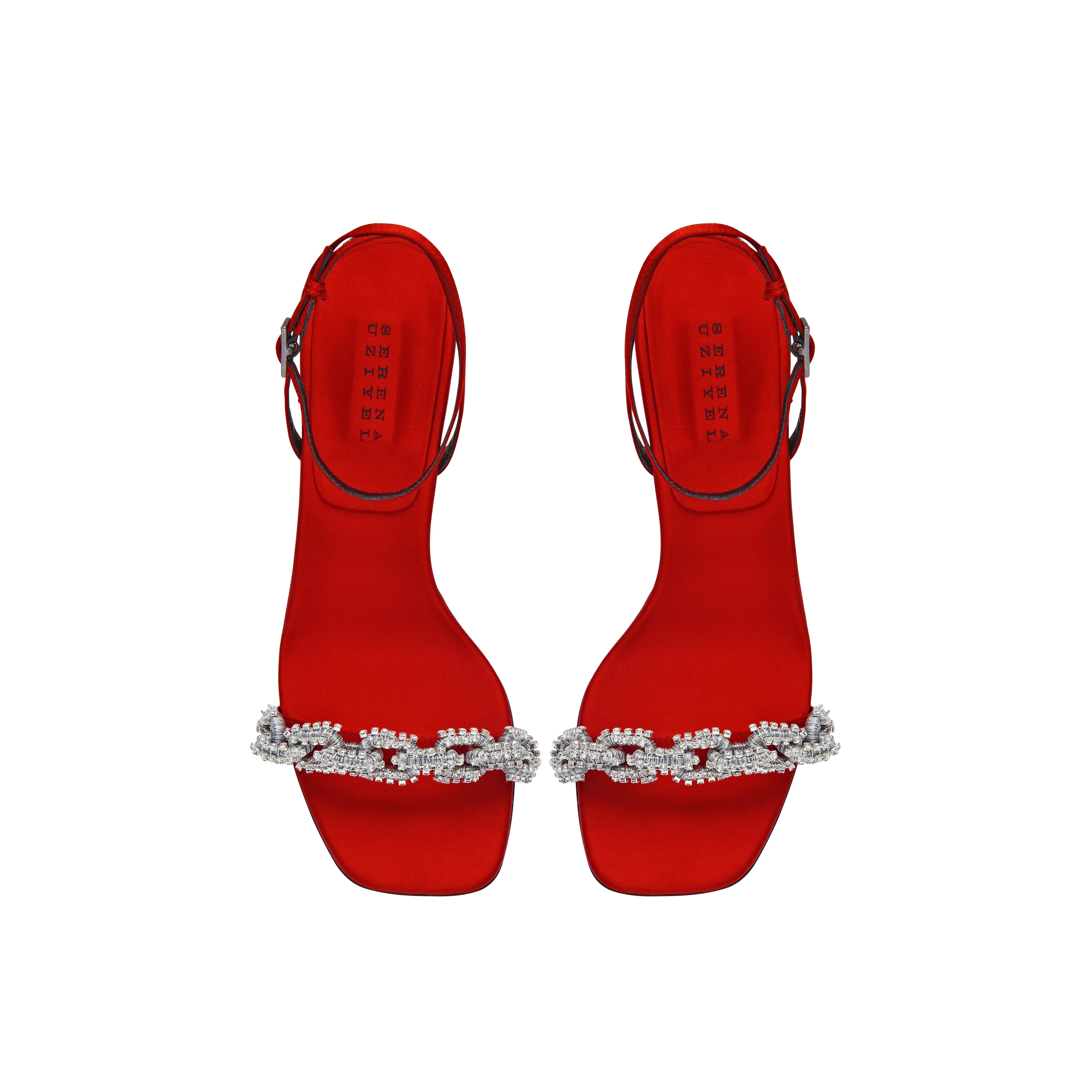 Catena Notte Scarlet & Glam High-Heel Ankle Cross Sandal