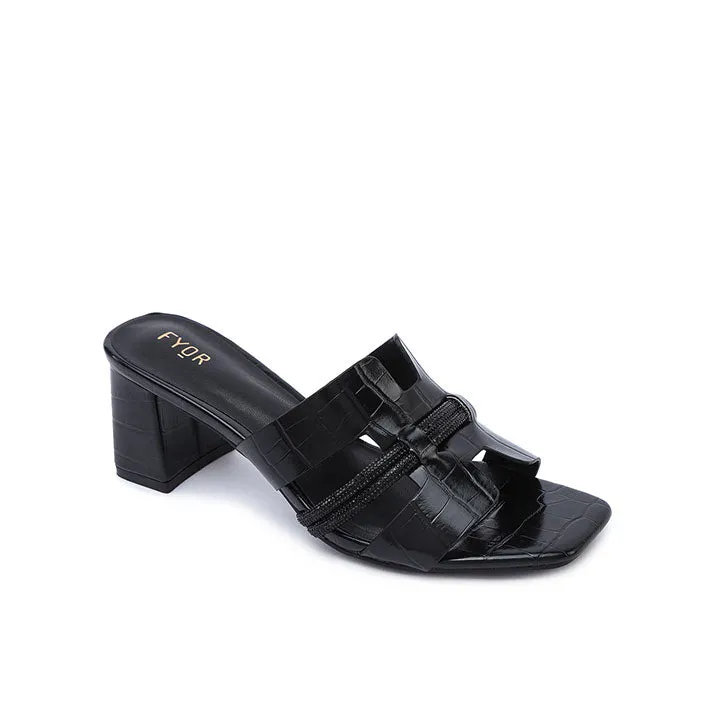 Chic Embellished Mule HL 232