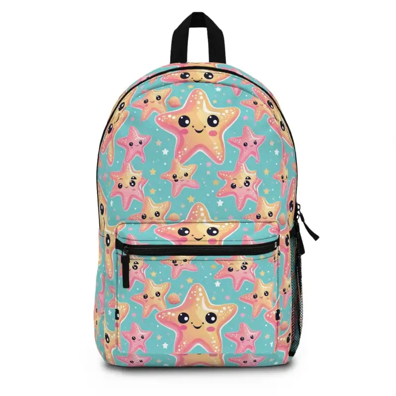 Chic Pastel Starfish Pattern Backpack