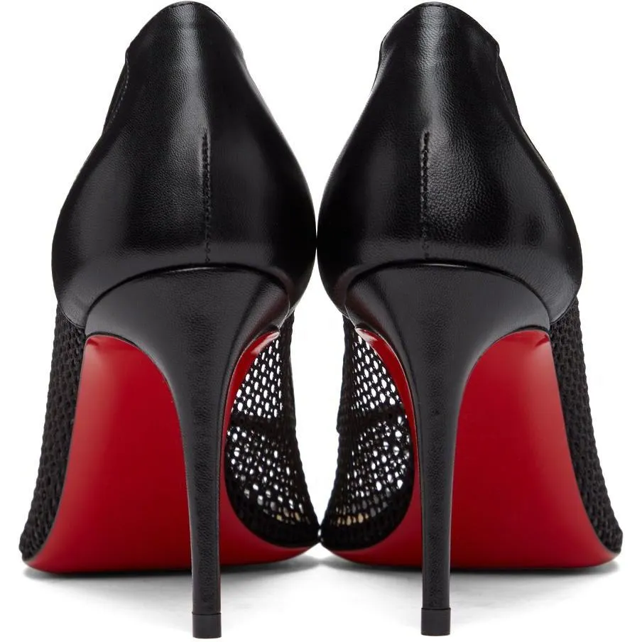 Christian Louboutin Black Filomena 85 Heels
