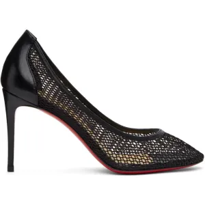 Christian Louboutin Black Filomena 85 Heels