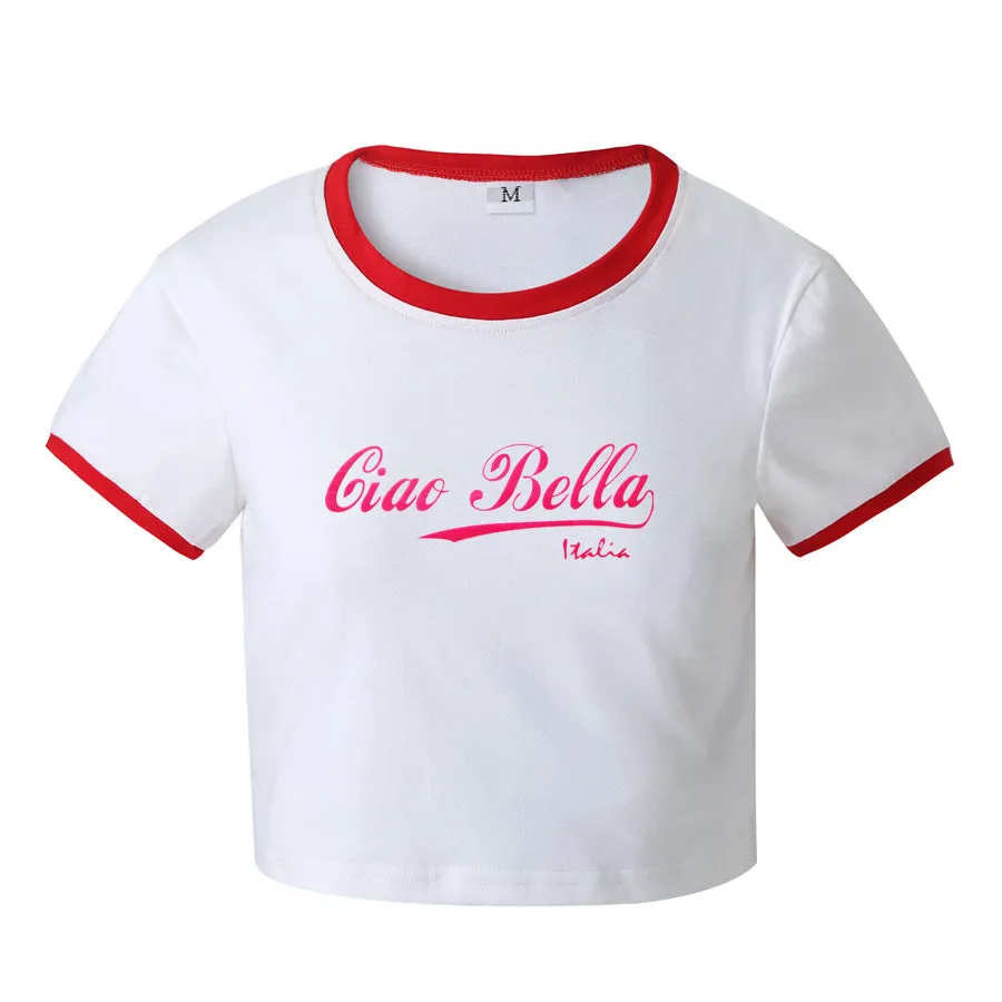 Ciao Bella Casual Cropped Top