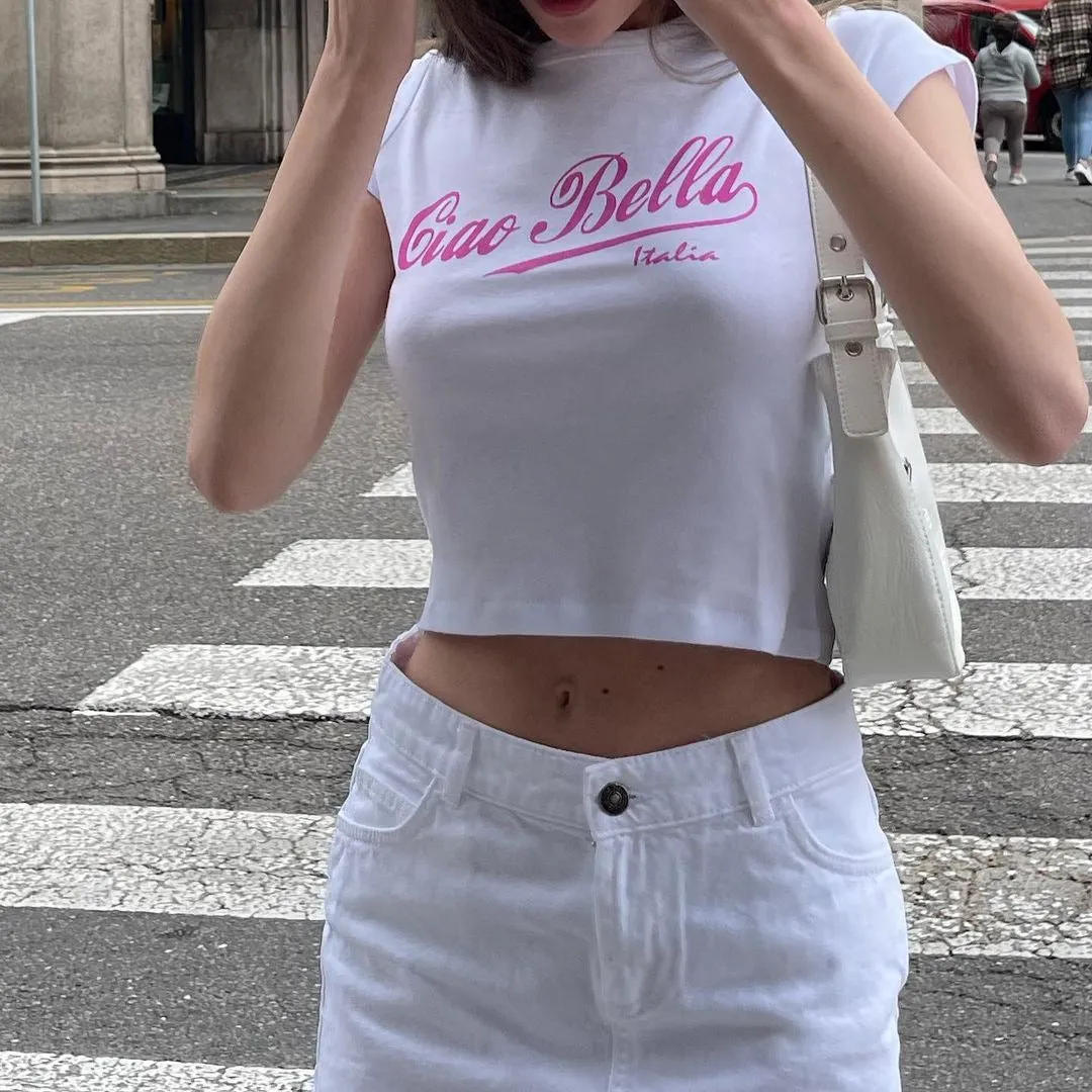 Ciao Bella Casual Cropped Top