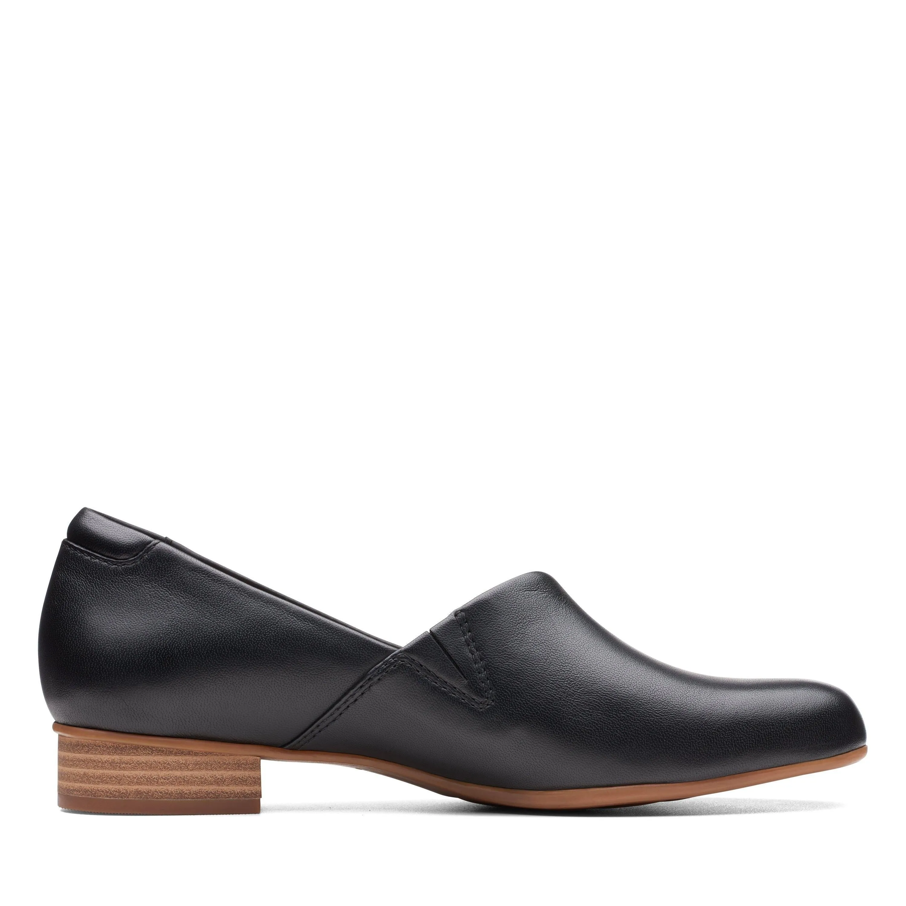 Clarks Juliet Palm Black Leather Shoes