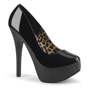 Concealed Platform Pumps Black PA Teeze-06