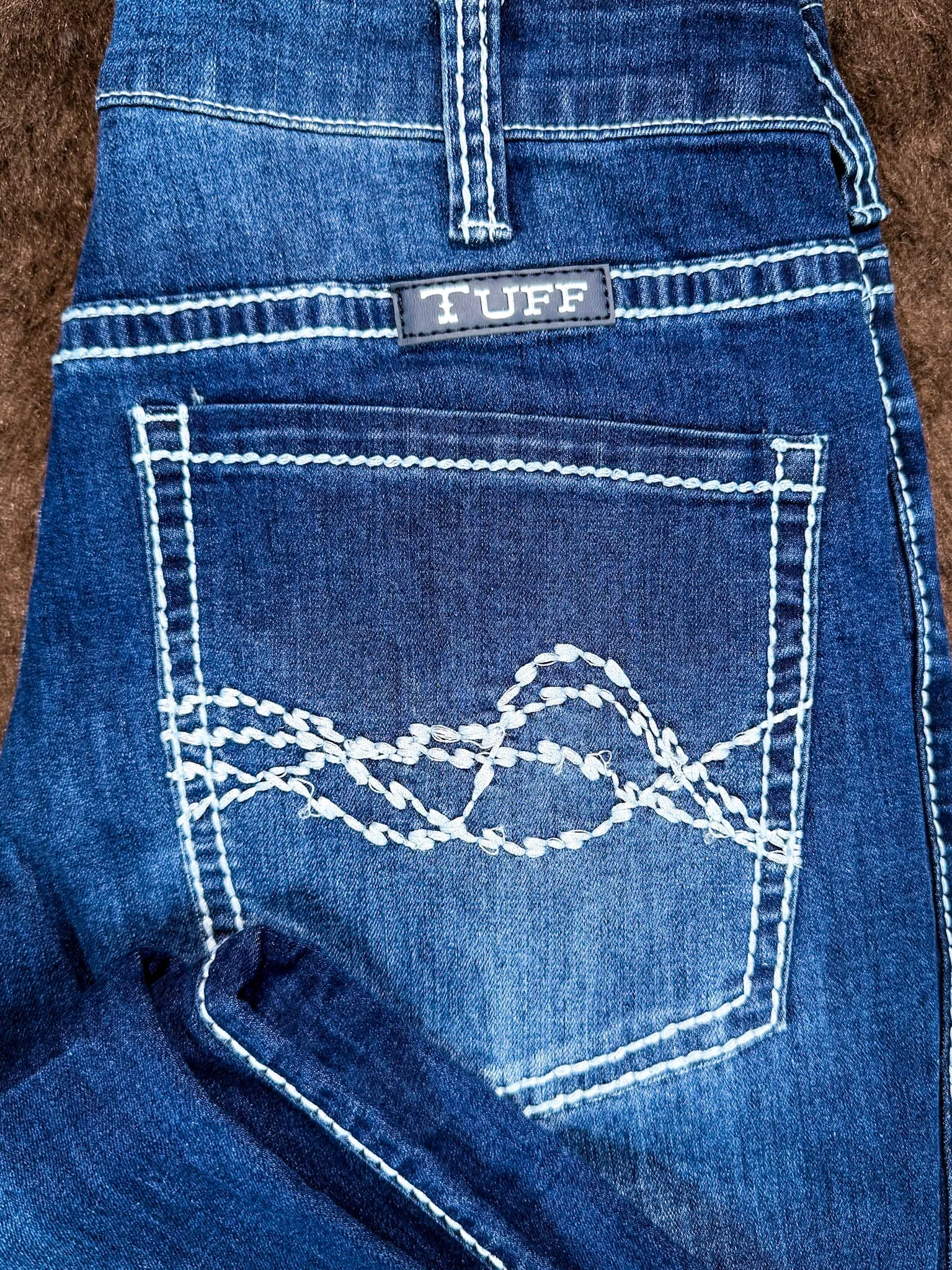 Cowgirl Tuff Edgy Wide Leg Jeans
