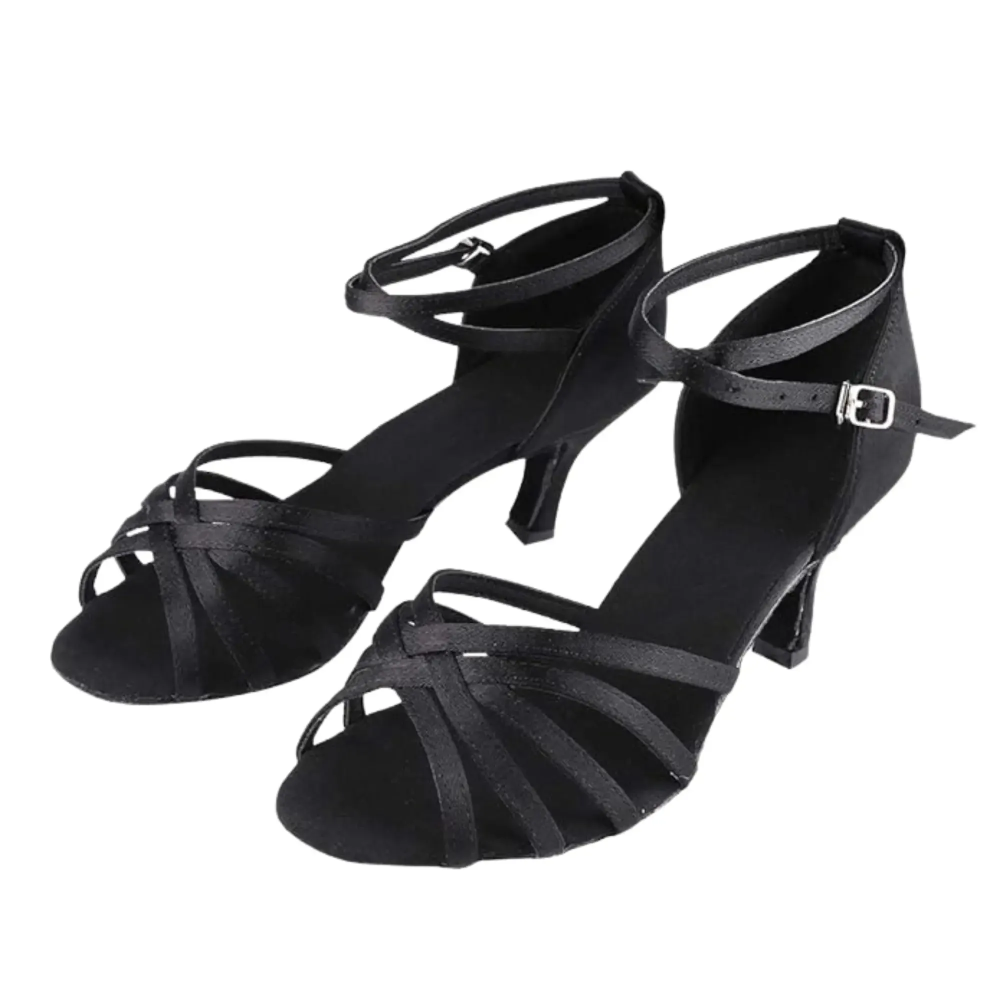 Criss Cross Latin Ballroom Dance Heels - 7 cm