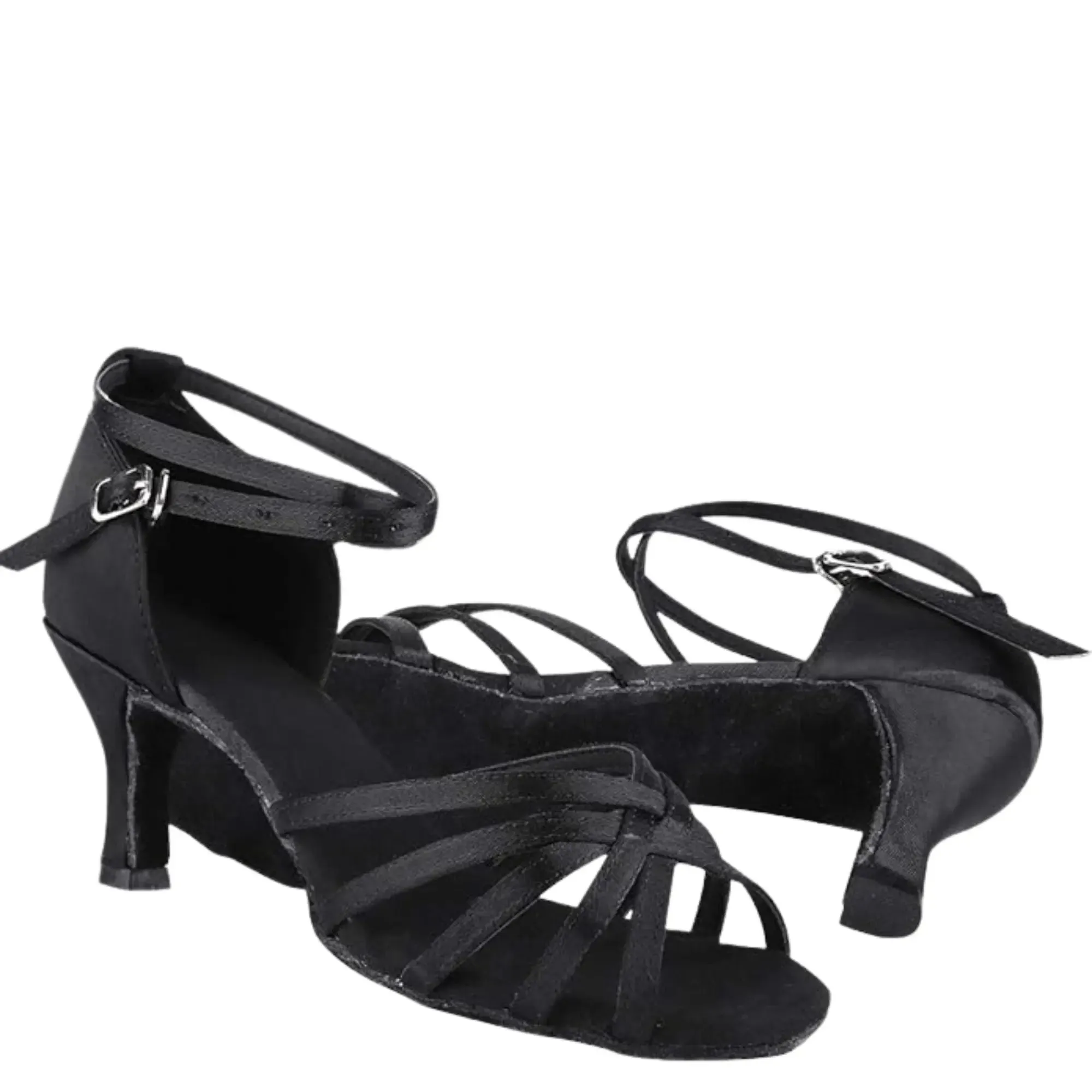 Criss Cross Latin Ballroom Dance Heels - 7 cm