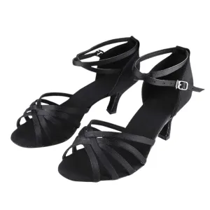 Criss Cross Latin Ballroom Dance Heels - 7 cm