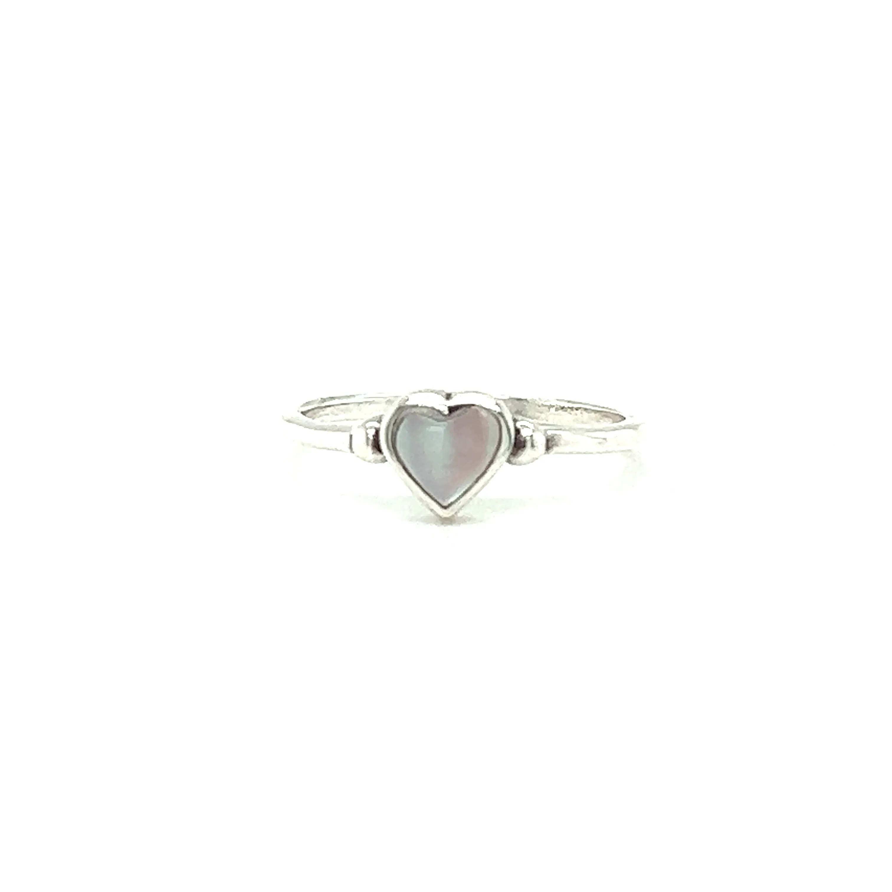 Dainty Inlaid Heart Ring
