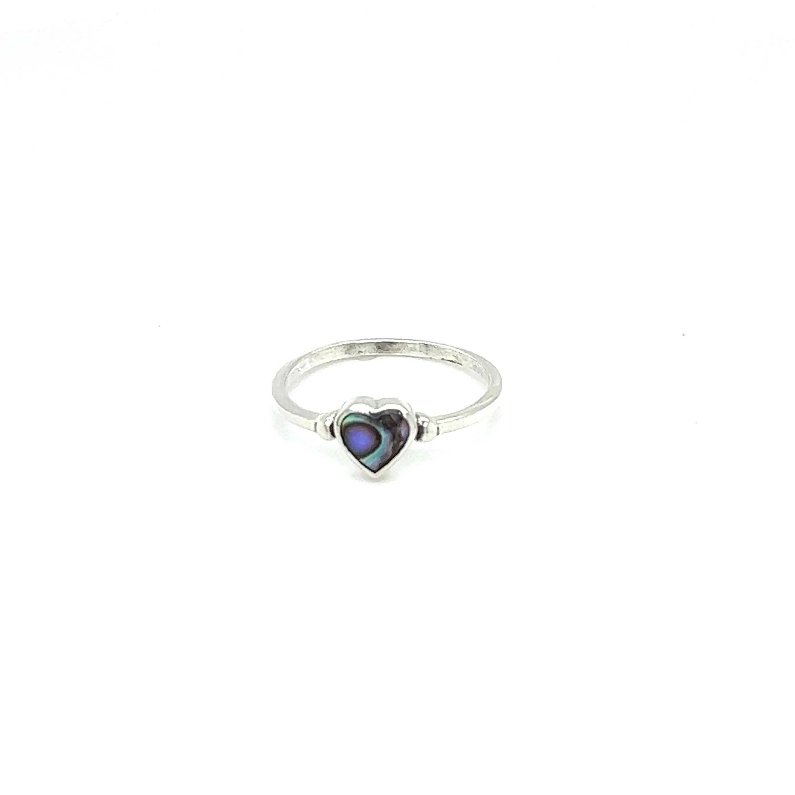 Dainty Inlaid Heart Ring