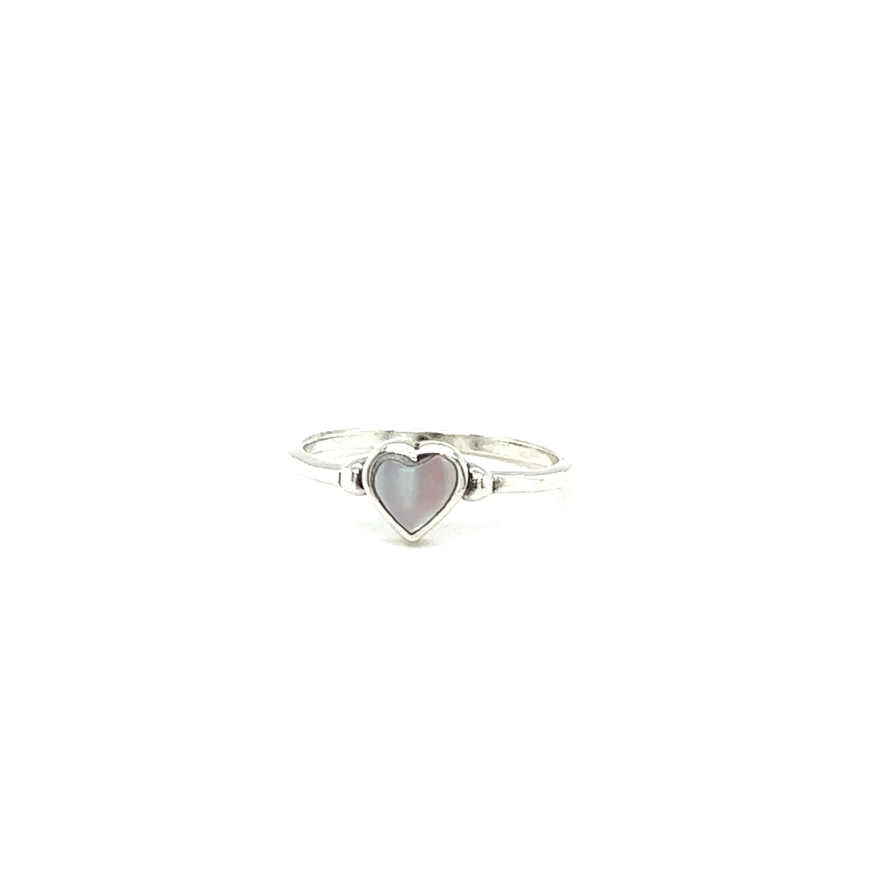 Dainty Inlaid Heart Ring