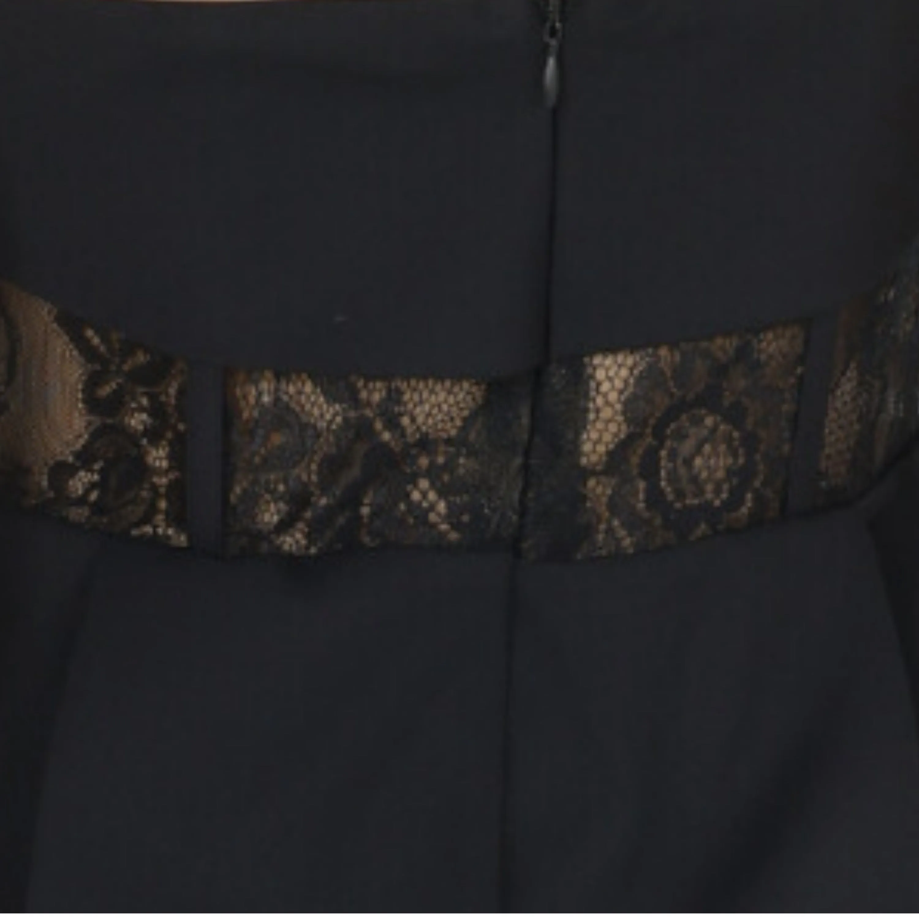 Daisy Strapless Lace Corset Dress (Black)