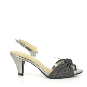 Dalessi Dabble Pewter Slingback Heels