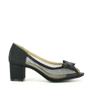 Dalessi Dansk Black Heeled Pumps