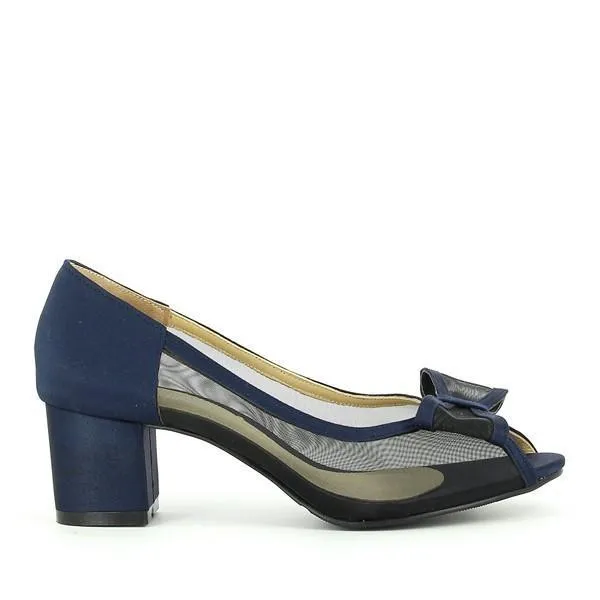 Dalessi Dansk Blue Heeled Pumps
