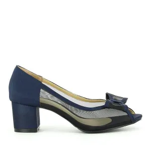 Dalessi Dansk Blue Heeled Pumps