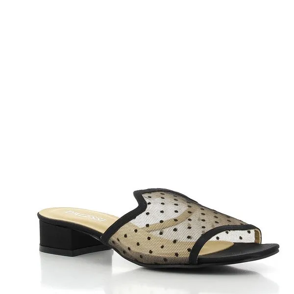 Dalessi Dotti Black Slides