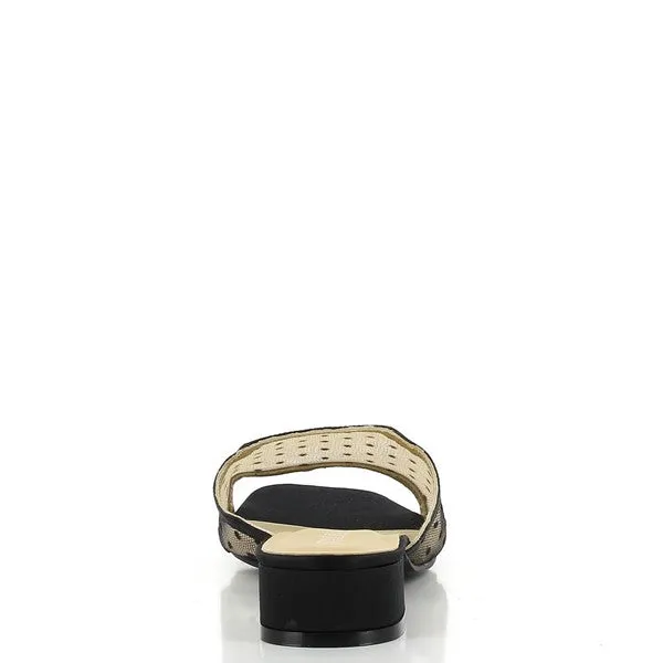 Dalessi Dotti Black Slides