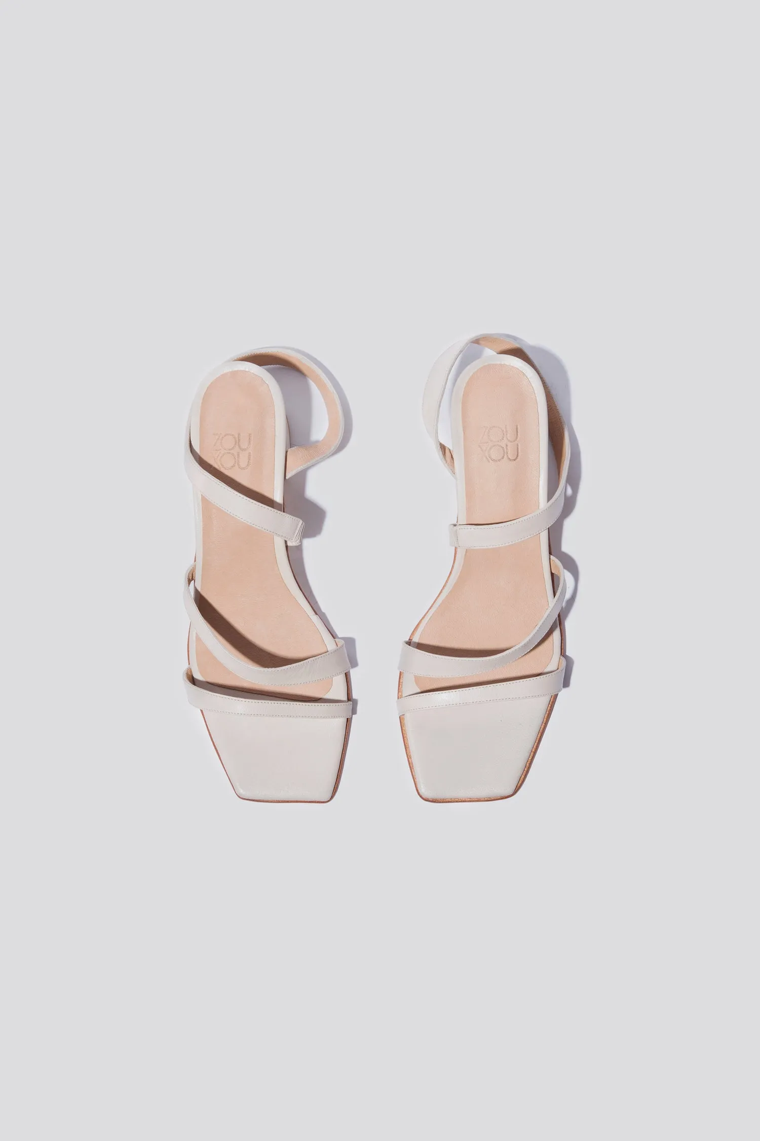 Delfina Sandal in Marfil