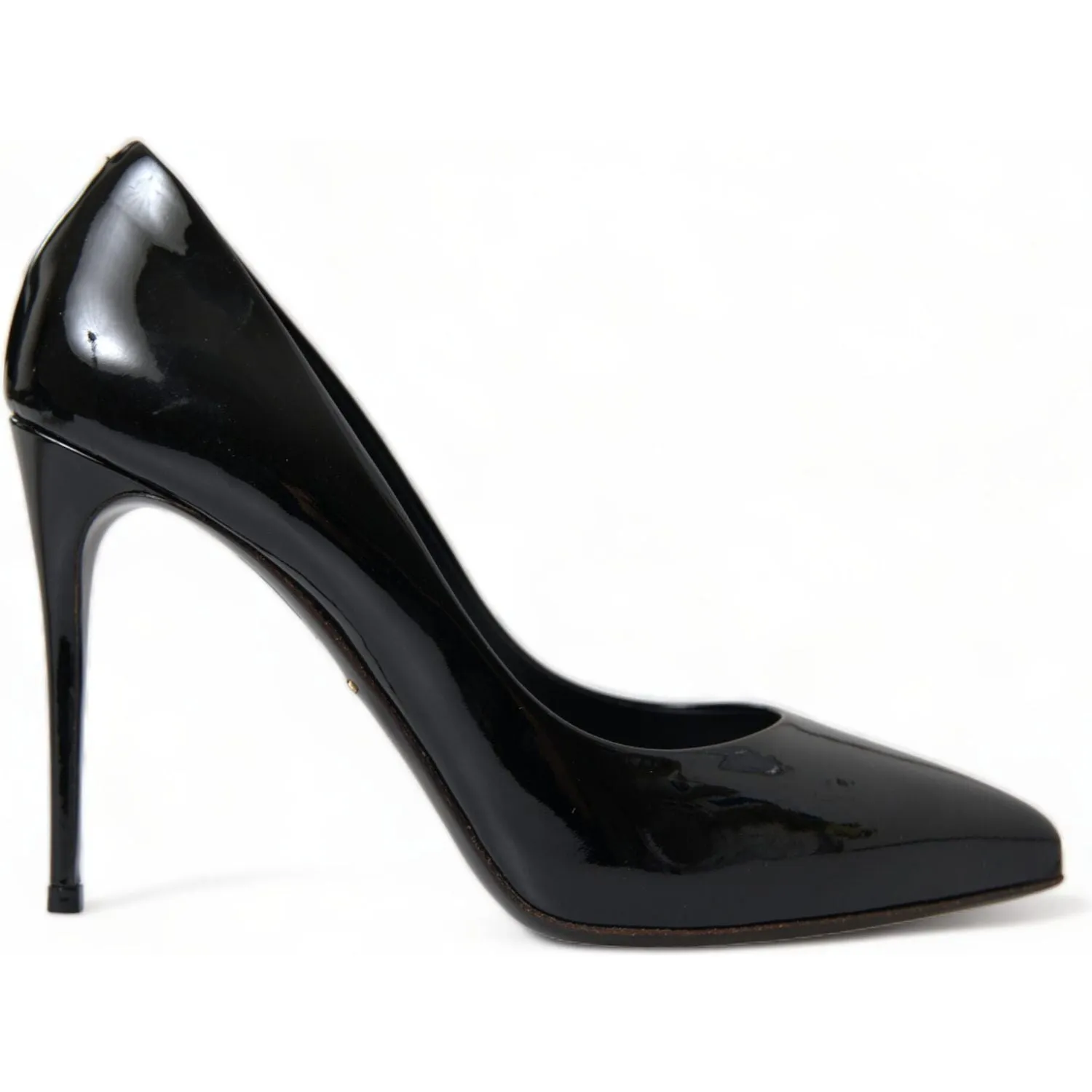 Dolce & Gabbana Elegant Black Patent Stiletto Heels