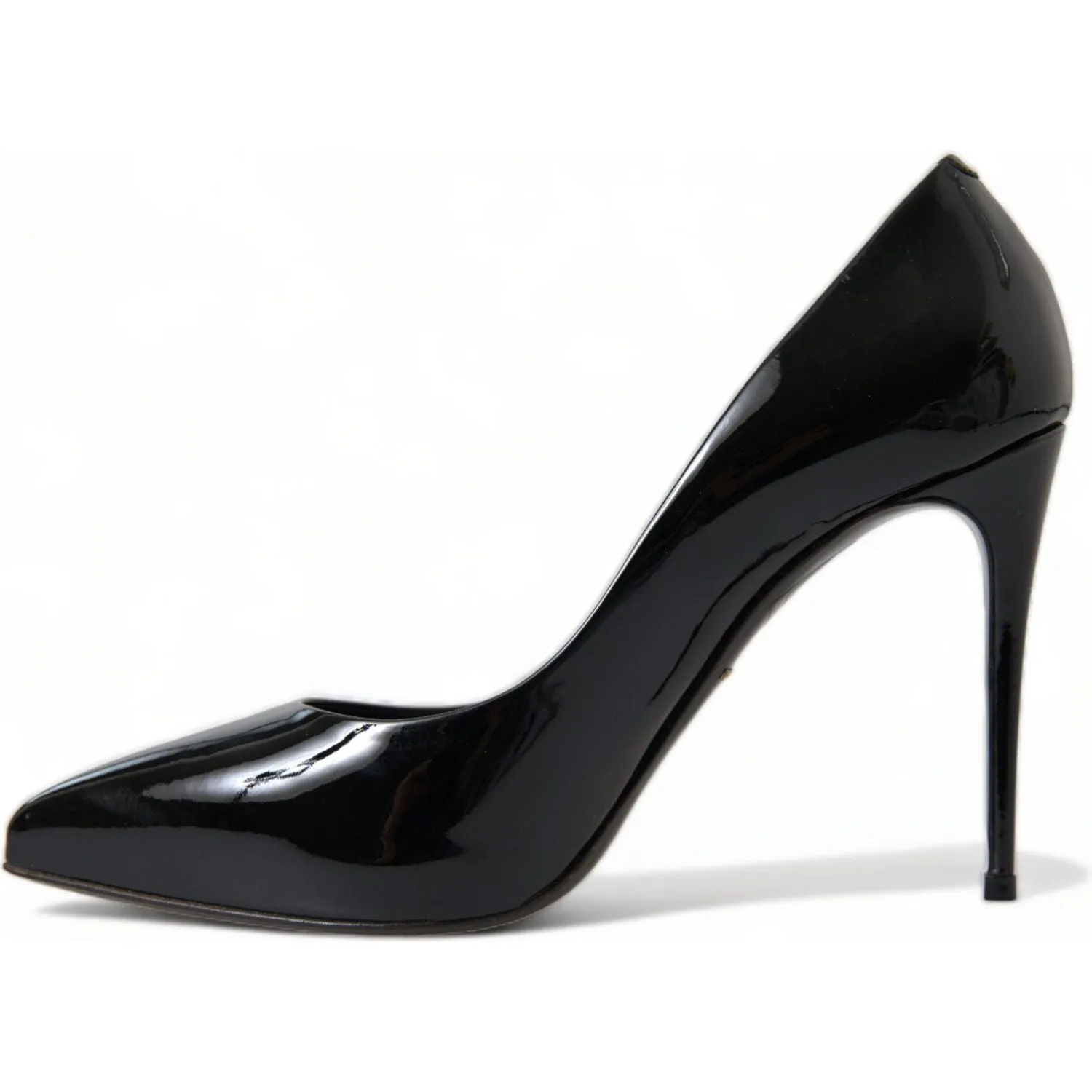 Dolce & Gabbana Elegant Black Patent Stiletto Heels