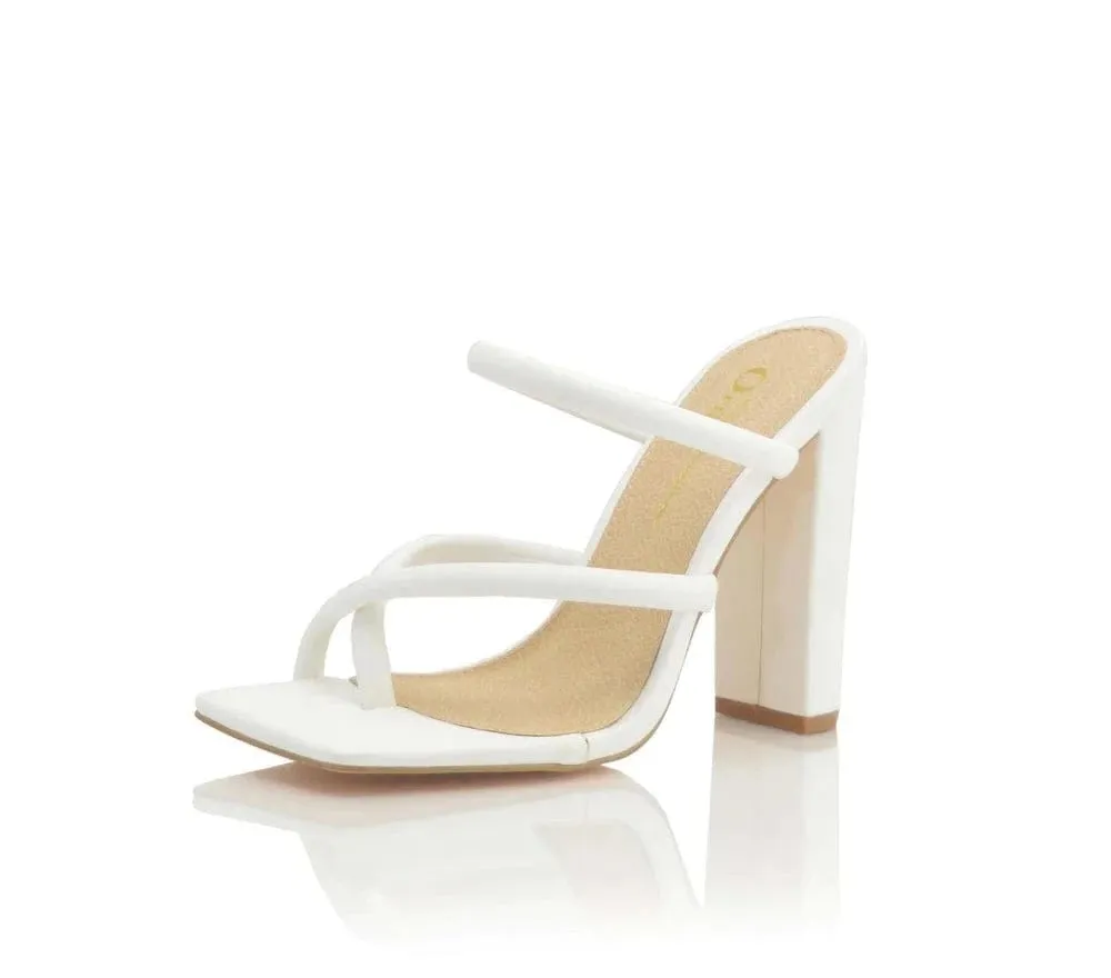 Dressy Chunky Open Toe Heels Zora by Olivia