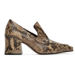 Dries Van Noten Beige Snake Oxford Heels